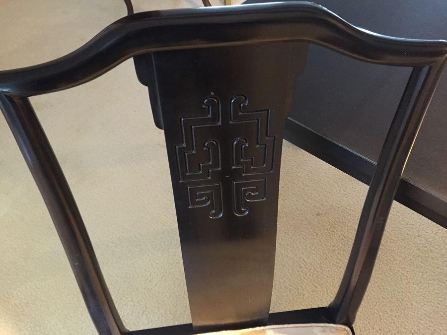 Black Asian Desk With Chair [Photo 12]