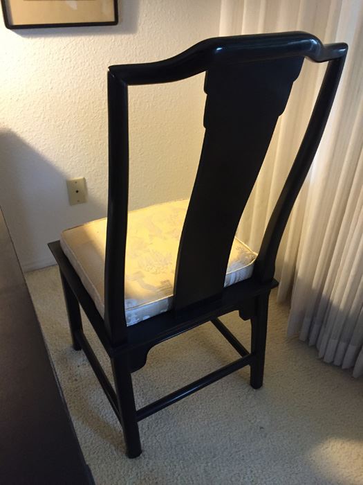 Black Asian Desk With Chair [Photo 15]