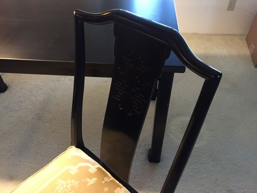 Black Asian Desk With Chair [Photo 17]