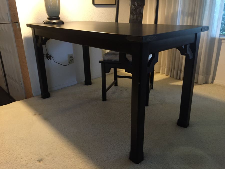 Black Asian Desk With Chair [Photo 7]