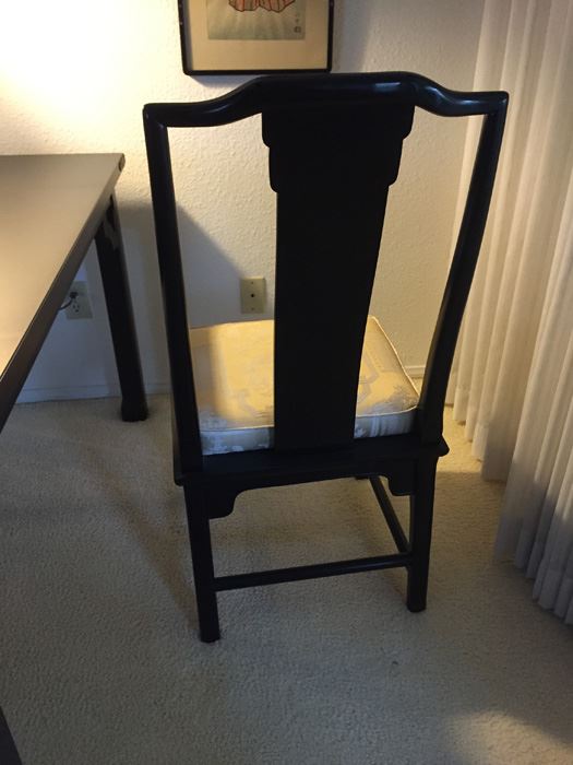 Black Asian Desk With Chair [Photo 14]