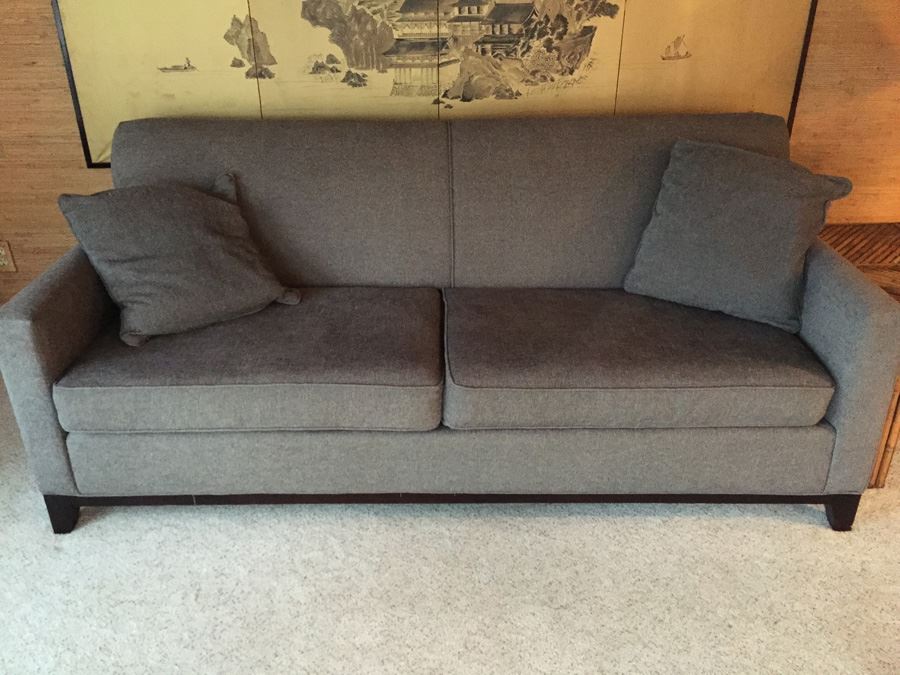 Contemporary Gray Sofa With Clean Modern Lines [Photo 4]