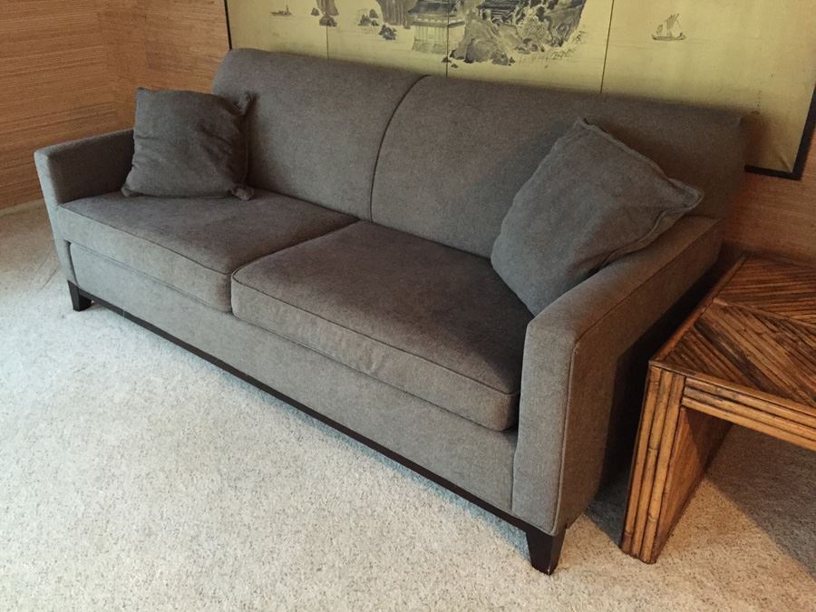 Contemporary Gray Sofa With Clean Modern Lines [Photo 8]