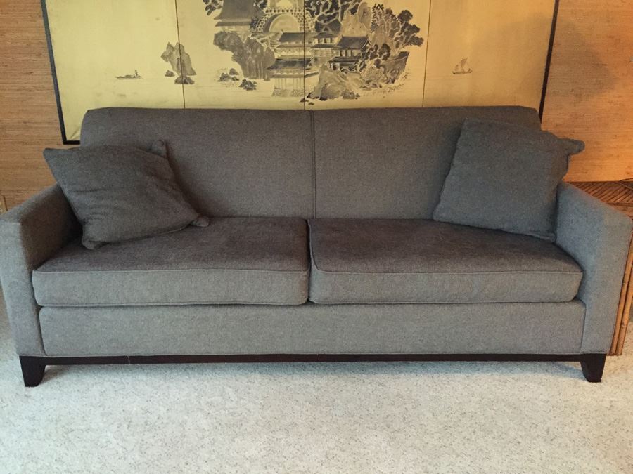 Contemporary Gray Sofa With Clean Modern Lines [Photo 7]