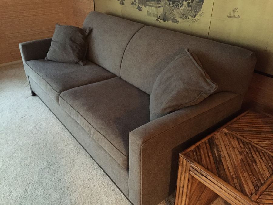 Contemporary Gray Sofa With Clean Modern Lines [Photo 2]