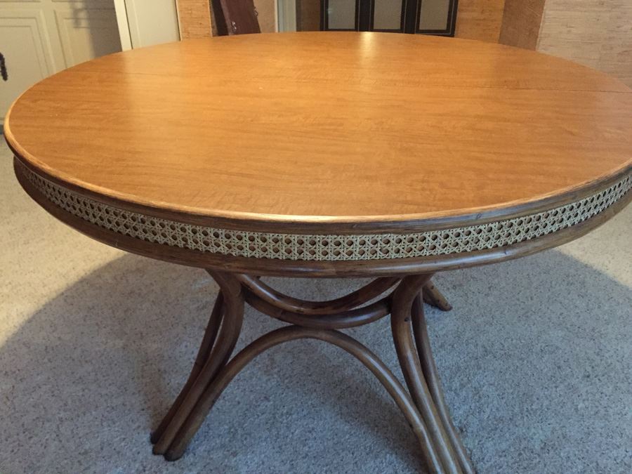 Rattan Table With Leaf [Photo 9]