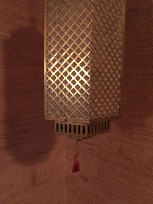 Brass Hanging Light Fixture [Photo 5]