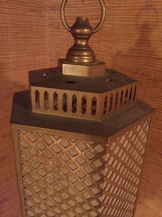 Brass Hanging Light Fixture [Photo 2]