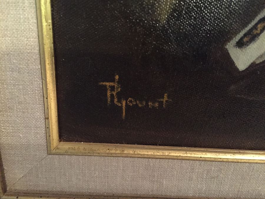 Original Framed Naval Portrait Signed By Artist [Photo 6]