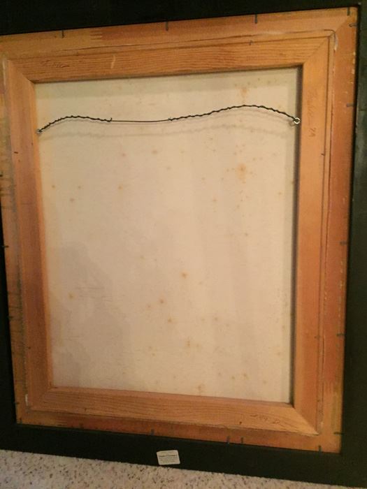 Original Framed Naval Portrait Signed By Artist [Photo 7]