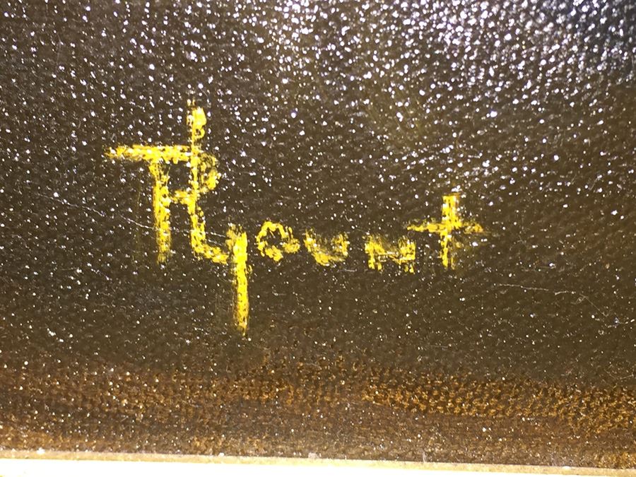 Original Framed Naval Portrait Signed By Artist [Photo 3]