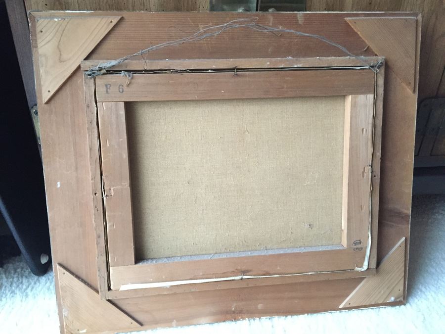 Original Framed Nautical Oil Painting Signed By T. OKAMOTO [Photo 8]