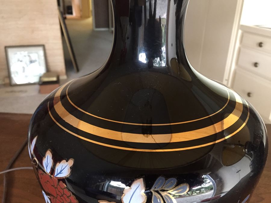 Pair Of Black And Gold Table Lamps [Photo 6]