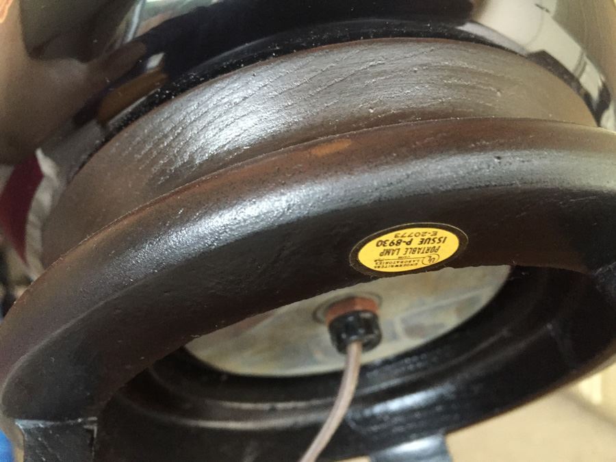 Pair Of Black And Gold Table Lamps [Photo 8]