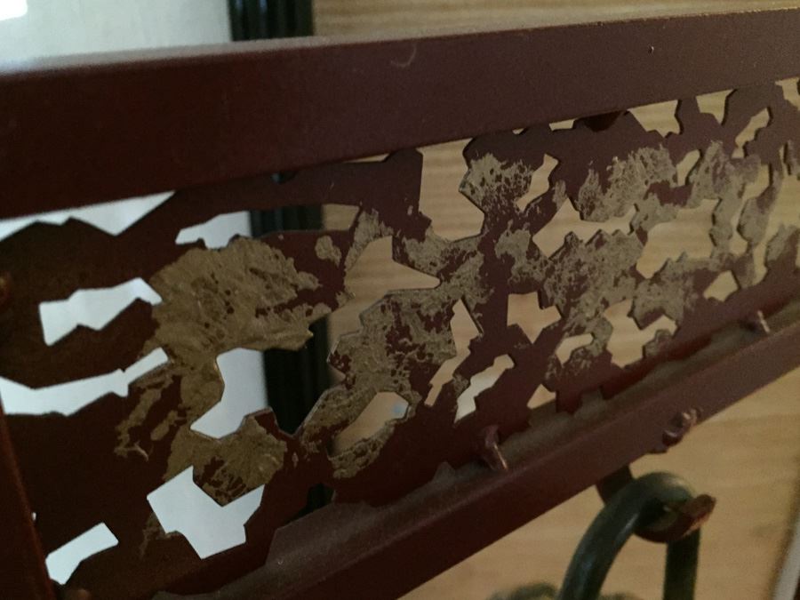 Signed Asian Pottery Bell With Metal Stand [Photo 6]