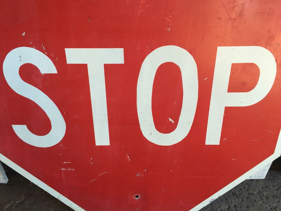 Red Metal Stop Sign [Photo 3]