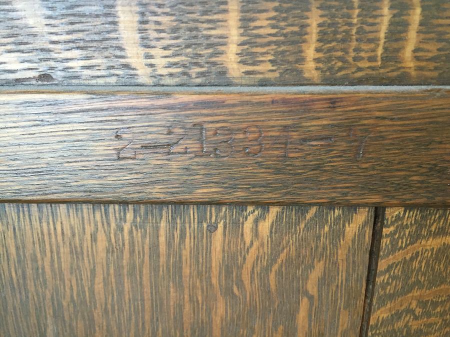 Vintage Oak Mercantile Office Organizer [Photo 6]