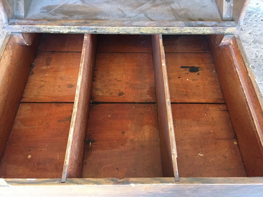 Vintage Oak Mercantile Office Organizer [Photo 3]