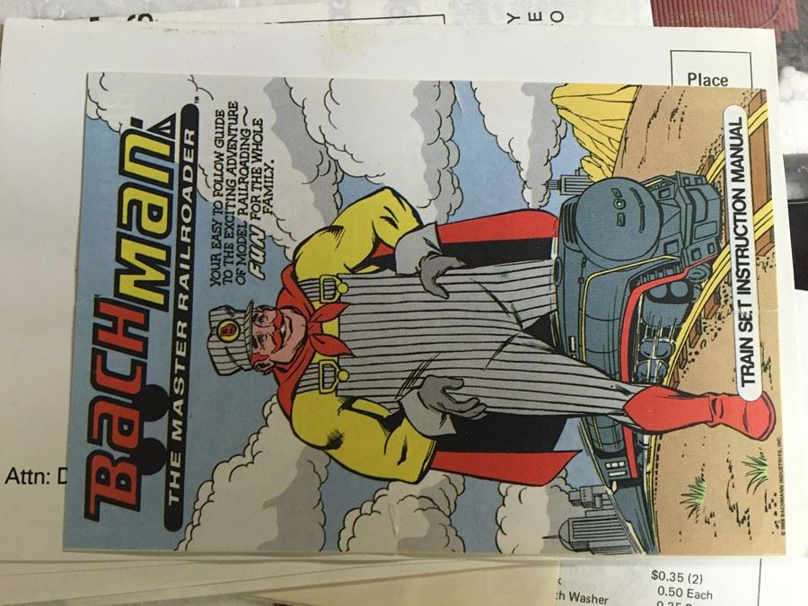 TWO BOXED SETS Of Department 56 Heritage Village Collection Village Express HO Scale Train And Track Set Bachman Trains - Estimate $100+ [Photo 3]