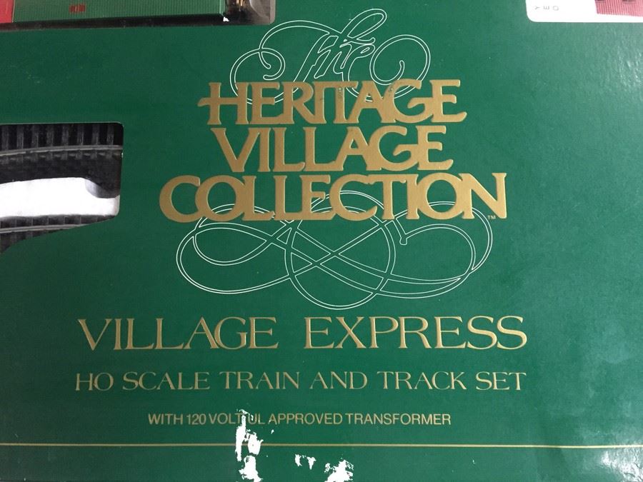 TWO BOXED SETS Of Department 56 Heritage Village Collection Village Express HO Scale Train And Track Set Bachman Trains - Estimate $100+ [Photo 5]