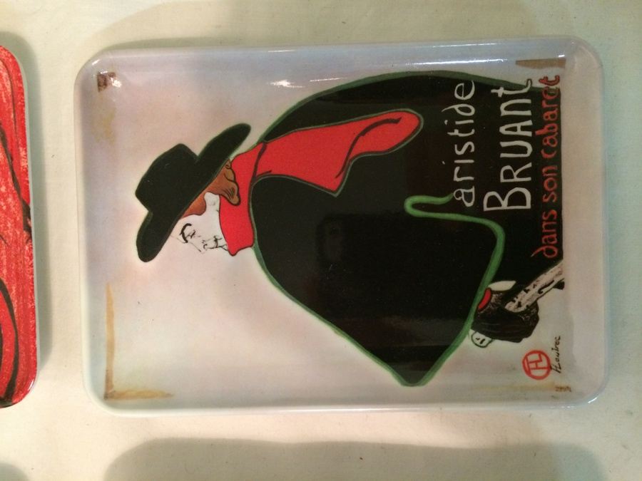 VOGUE Decorative Crafts Italy Trays (Toulouse Lautrec) [Photo 3]