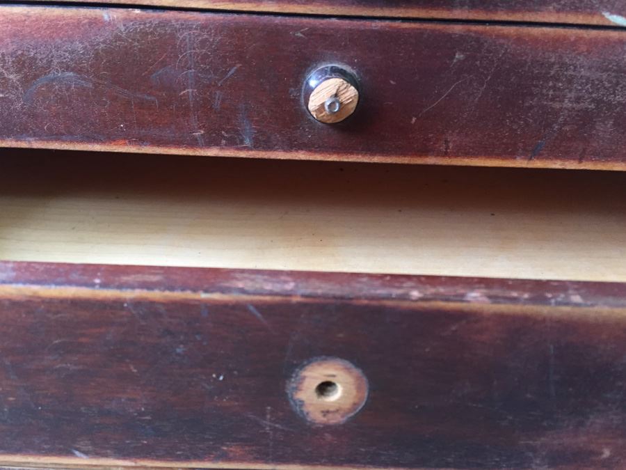 Vintage Dental Cabinet With Nine Sliding Drawers From The American Cabinet Co. [Photo 14]