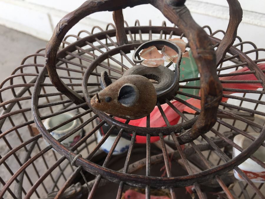 Vintage Traditional Chinese Birdcage Handmade From Bamboo [Photo 8]