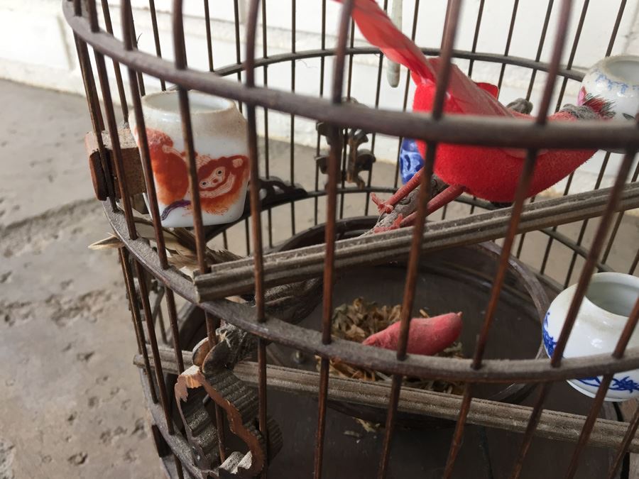 Vintage Traditional Chinese Birdcage Handmade From Bamboo [Photo 11]