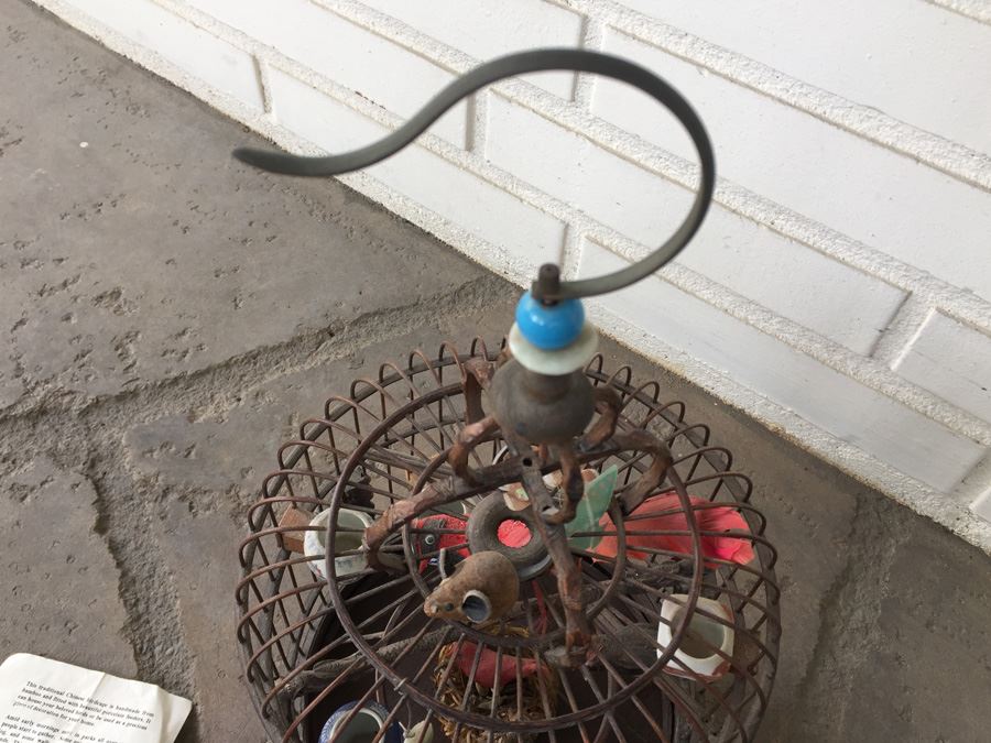 Vintage Traditional Chinese Birdcage Handmade From Bamboo [Photo 6]