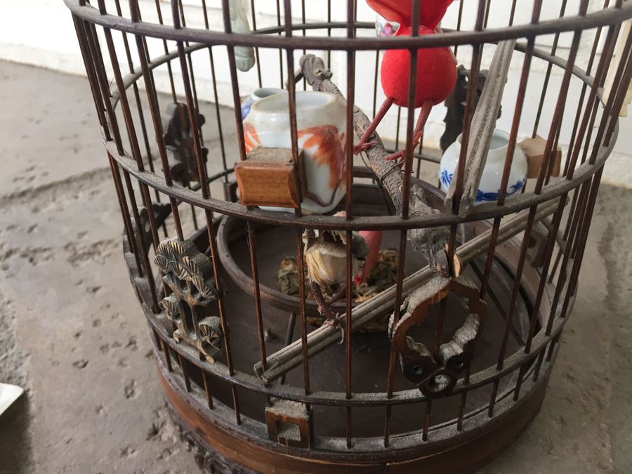 Vintage Traditional Chinese Birdcage Handmade From Bamboo [Photo 10]