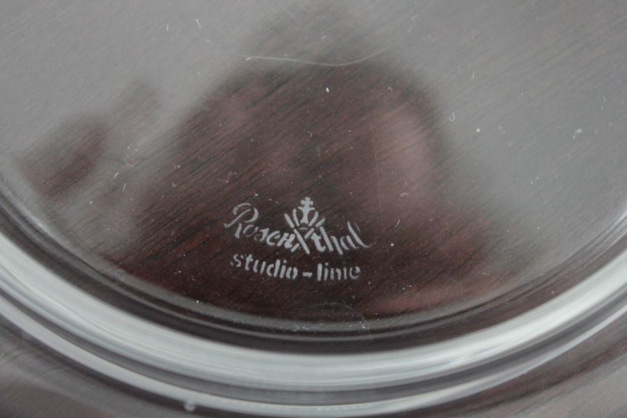 Rosenthal Crystal Bowl With Ornate Asian Stand [Photo 3]