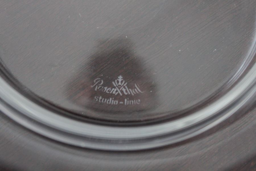 Rosenthal Crystal Bowl With Ornate Asian Stand [Photo 5]