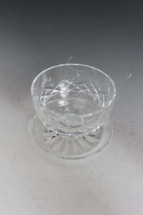 Large Crystal Lot With Decanter, Footed Bowls, And Candle Stands [Photo 8]