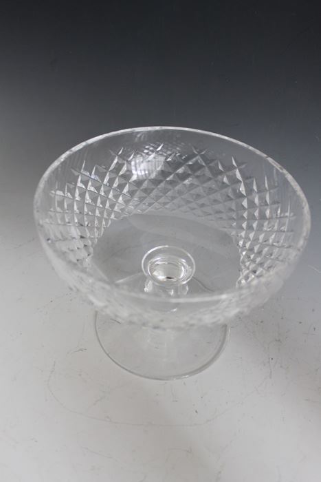 Large Crystal Lot With Decanter, Footed Bowls, And Candle Stands [Photo 9]