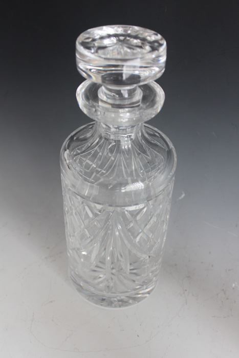 Large Crystal Lot With Decanter, Footed Bowls, And Candle Stands [Photo 2]