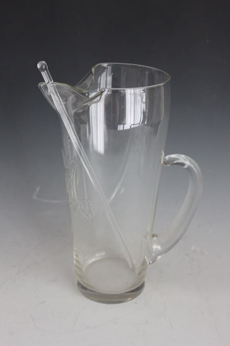 Large Glass Pitcher [Photo 3]