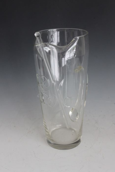 Large Glass Pitcher