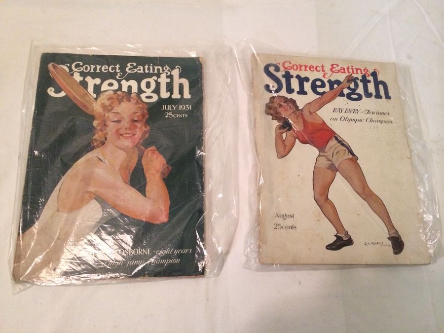 Vintage Correct Eating & Strength Magazines - 1931 [Photo 1]