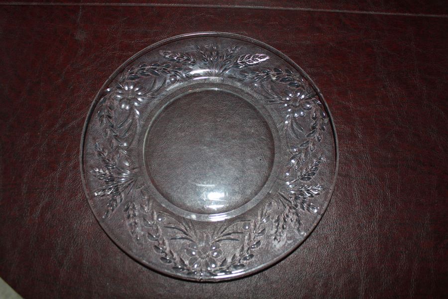 Set Of Seven Etched Glass Plates [Photo 3]