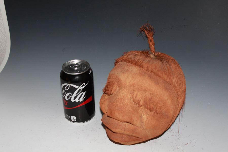 Vintage Carved Coconut Head [Photo 1]