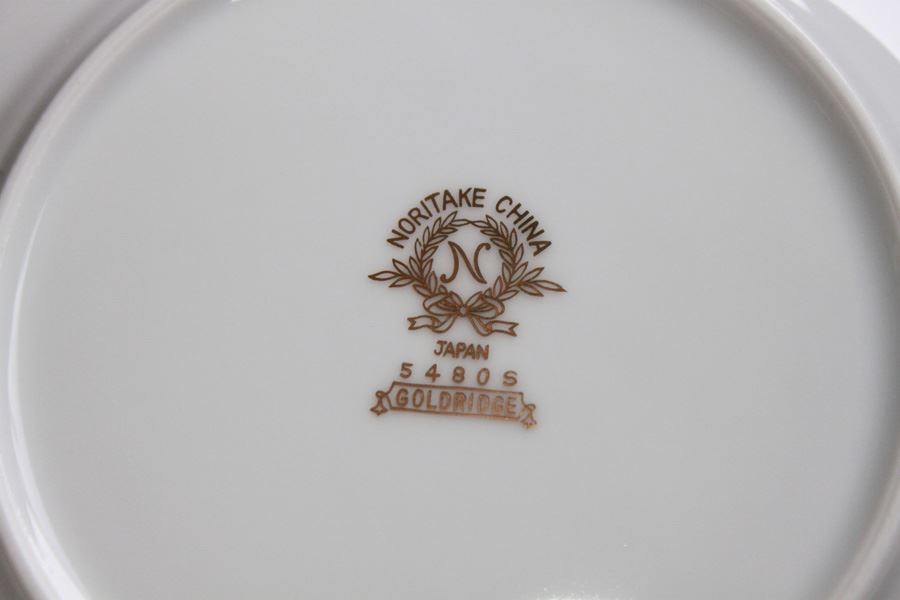NORITAKE CHINA Set Japan Goldridge Pattern 5480S [Photo 13]