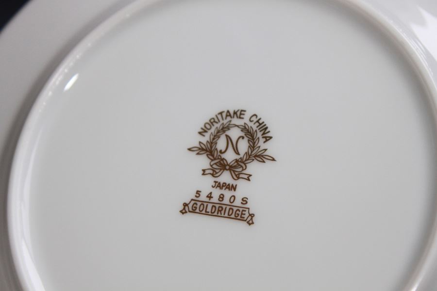 NORITAKE CHINA Set Japan Goldridge Pattern 5480S [Photo 15]