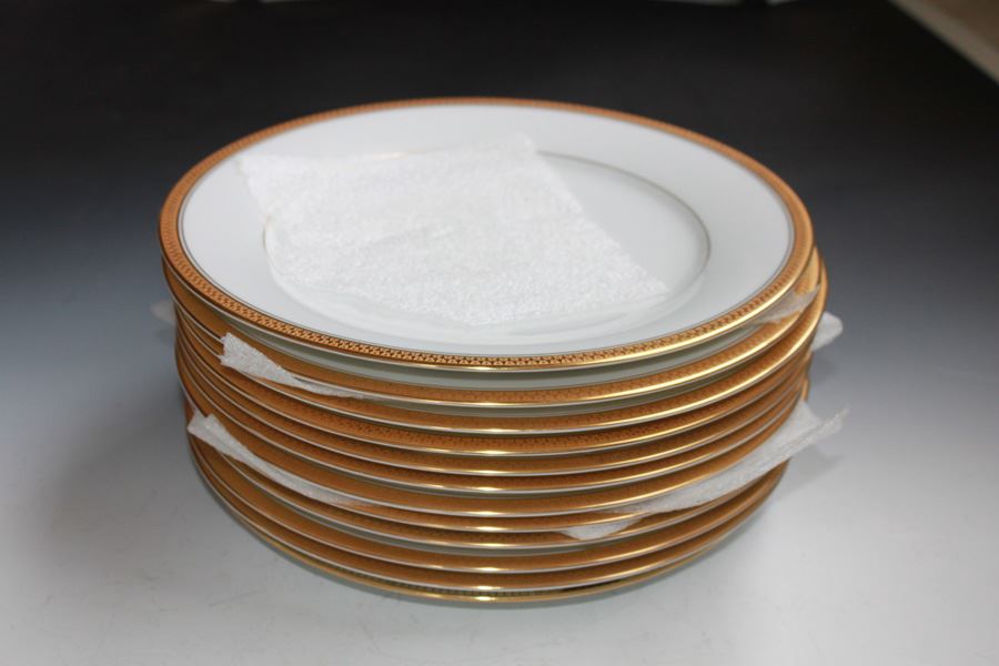 NORITAKE CHINA Set Japan Goldridge Pattern 5480S [Photo 20]