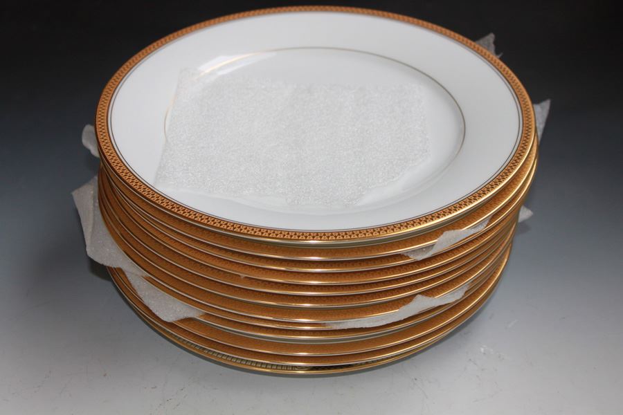 NORITAKE CHINA Set Japan Goldridge Pattern 5480S [Photo 19]
