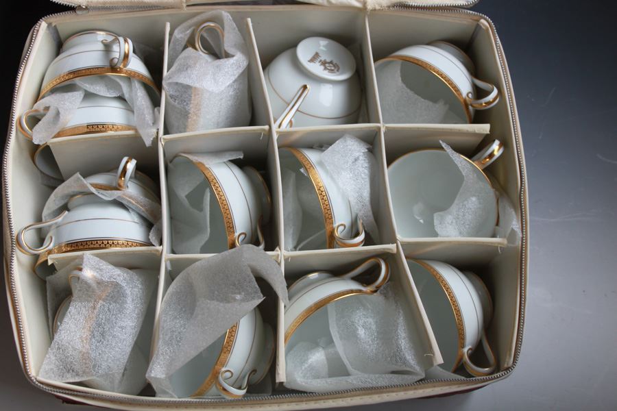 NORITAKE CHINA Set Japan Goldridge Pattern 5480S [Photo 10]