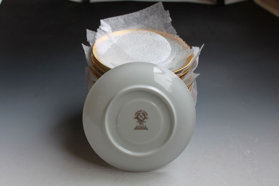 NORITAKE CHINA Set Japan Goldridge Pattern 5480S [Photo 30]