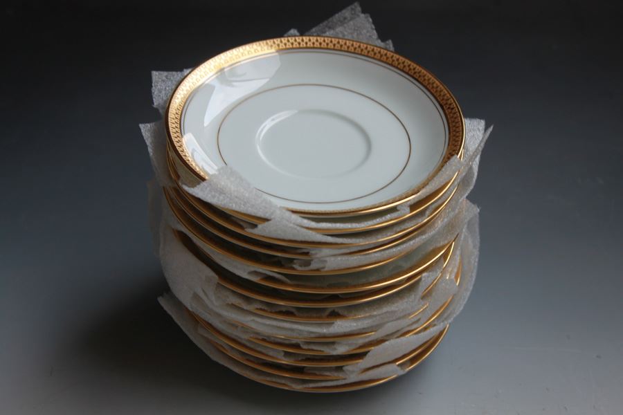 NORITAKE CHINA Set Japan Goldridge Pattern 5480S [Photo 28]