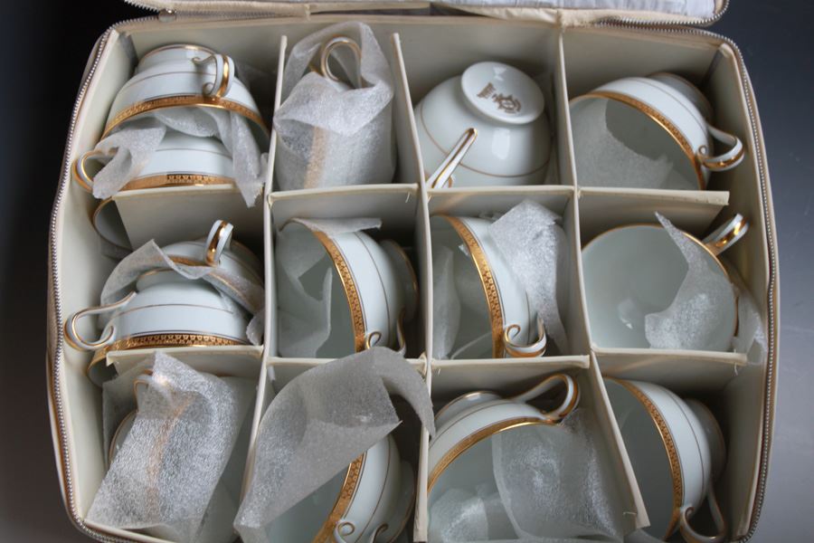 NORITAKE CHINA Set Japan Goldridge Pattern 5480S [Photo 8]