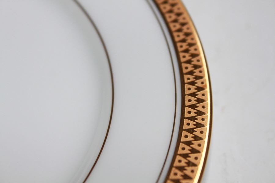 NORITAKE CHINA Set Japan Goldridge Pattern 5480S [Photo 2]