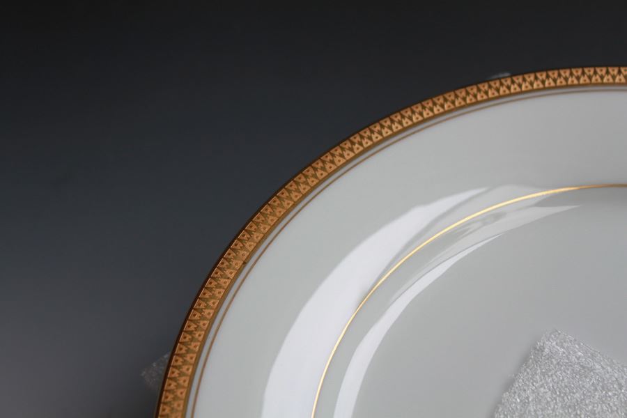 NORITAKE CHINA Set Japan Goldridge Pattern 5480S [Photo 26]